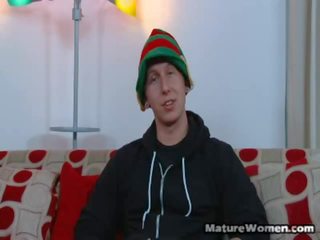 サンタ 持っています されて a 変な 男 で